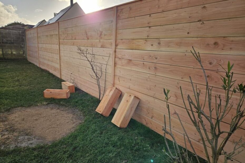 habillage mur planche douglas Carpiquet